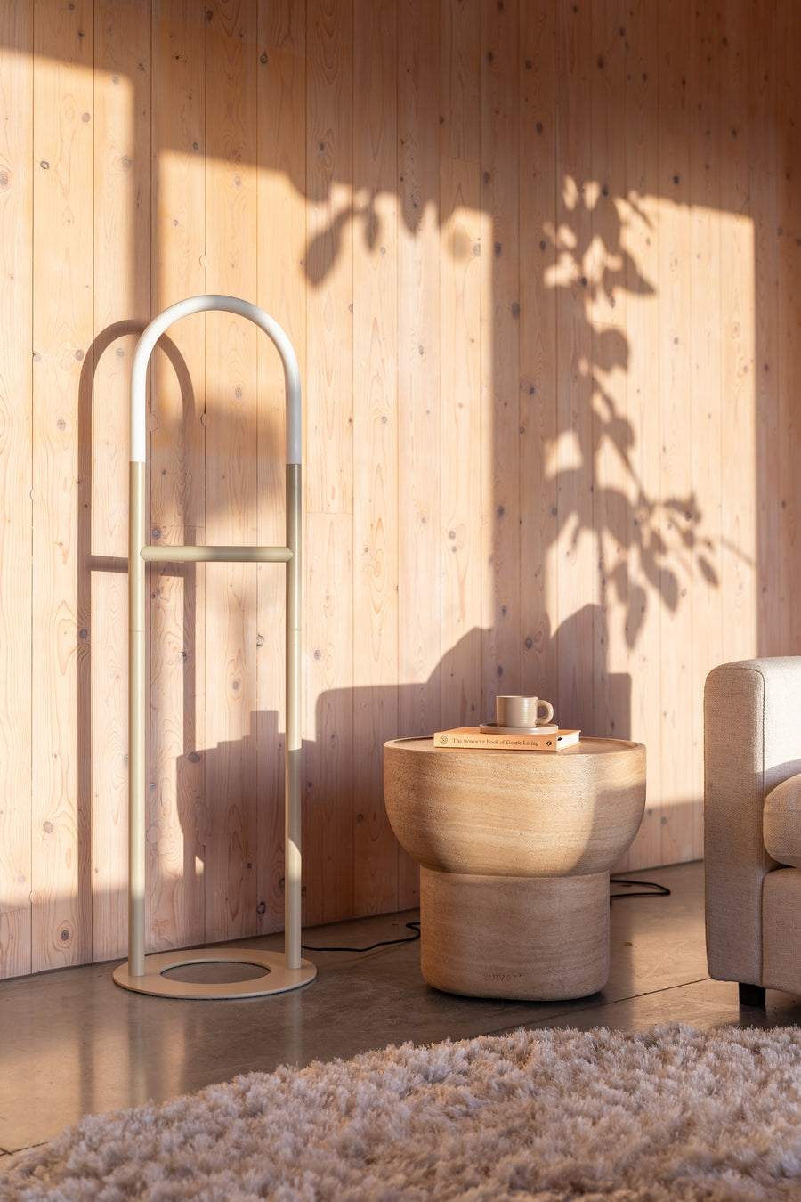 Vloerlamp Arch Beige