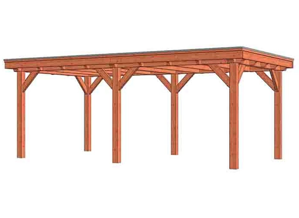 Buitenverblijf Siena 6400x3500x2500mm (bxdxh)