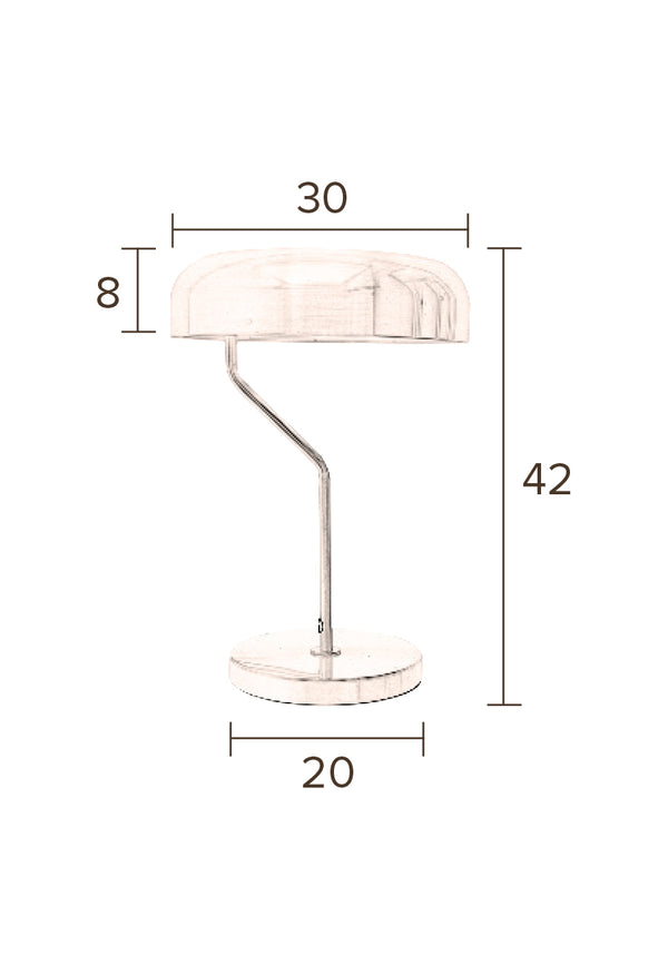Bureaulamp Eclipse Messing