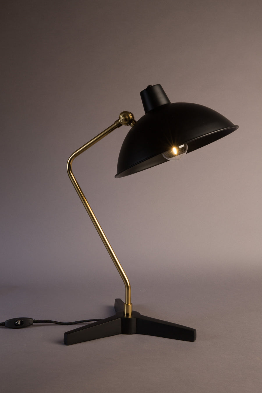 Bureaulamp Devi Zwart