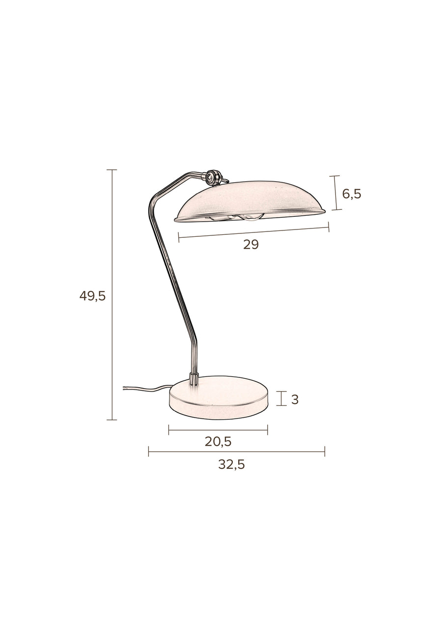 Bureaulamp Liam Zwart