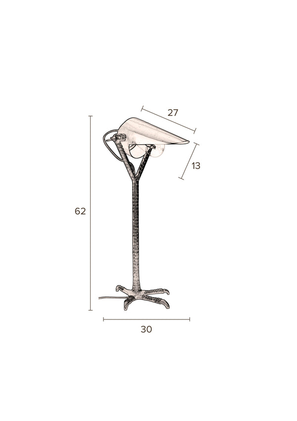 Bureaulamp Falcon Zwart