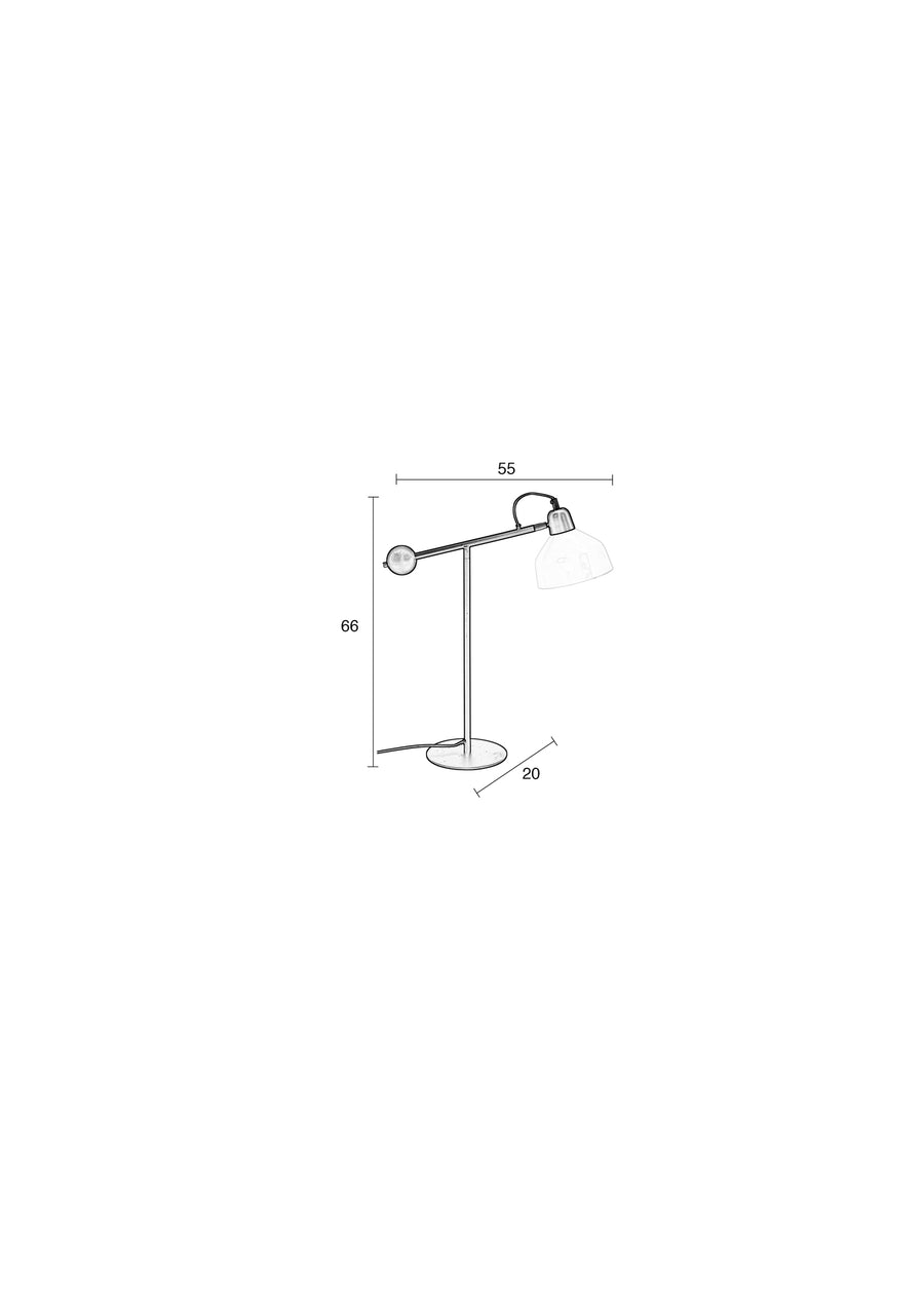 Skala tafellamp/ bureaulamp zwart/ wit