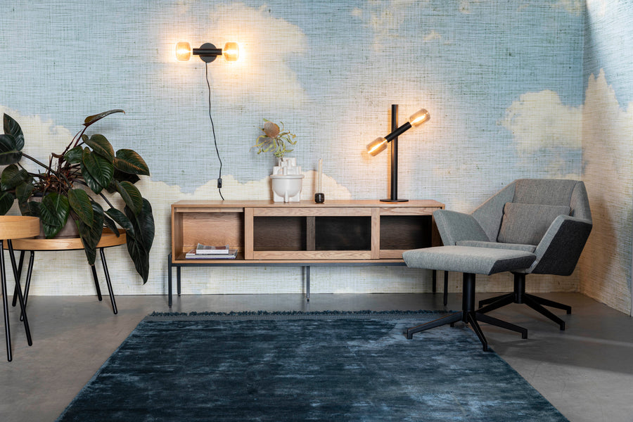 Tafellamp Hawk Zwart