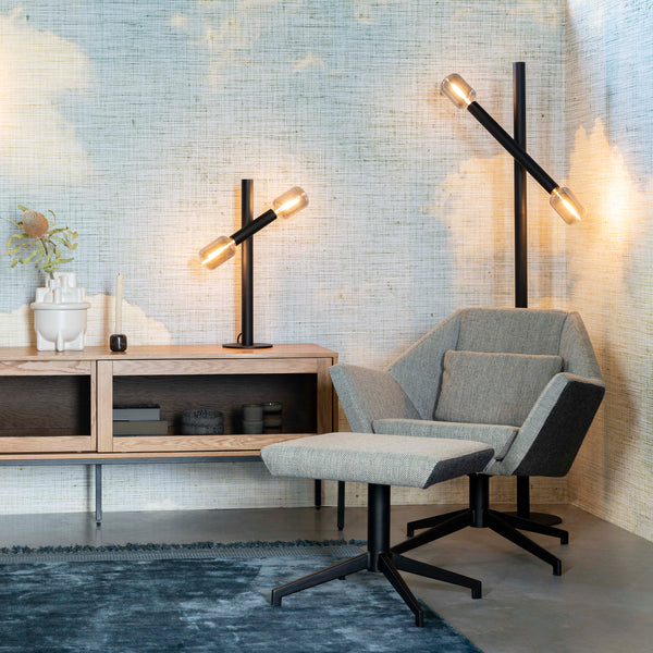 Tafellamp Hawk Zwart