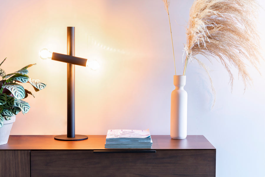 Tafellamp Hawk Zwart
