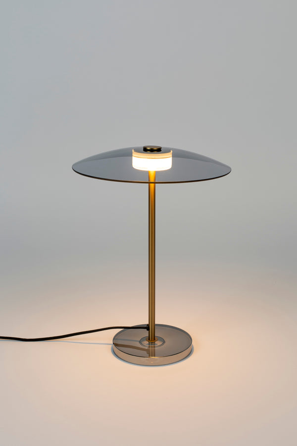Float tafellamp glas