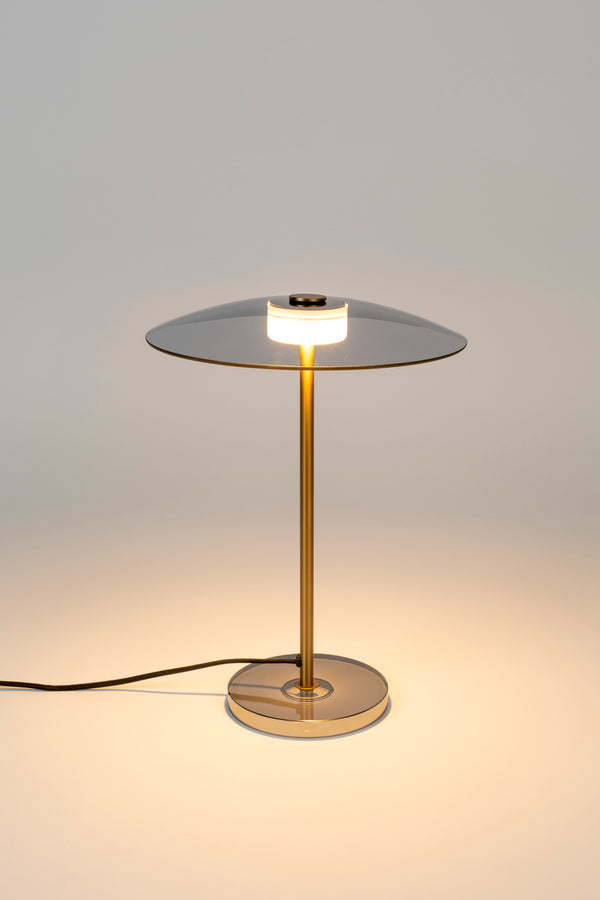 Float tafellamp glas