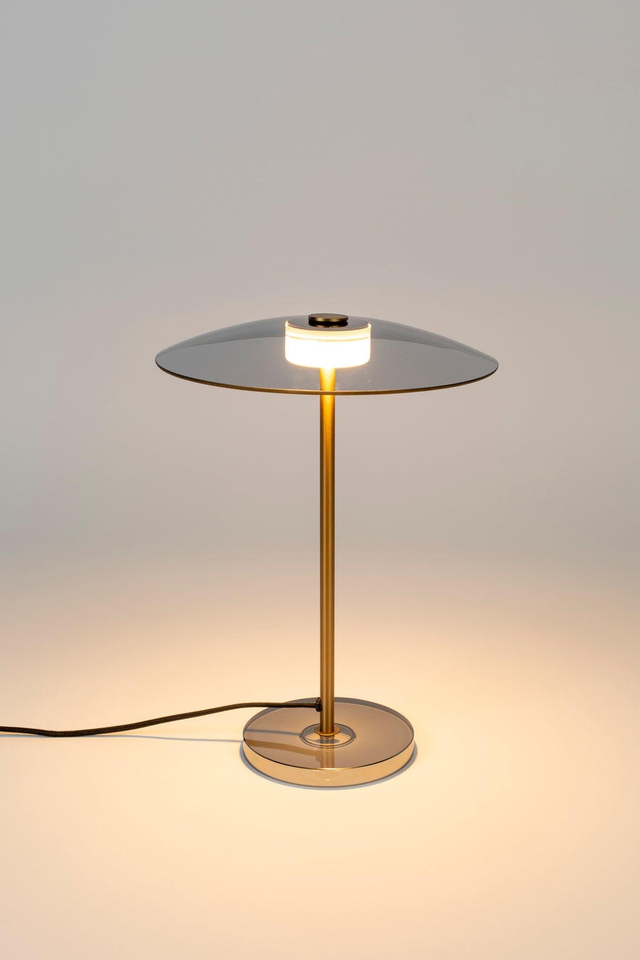 Float tafellamp glas