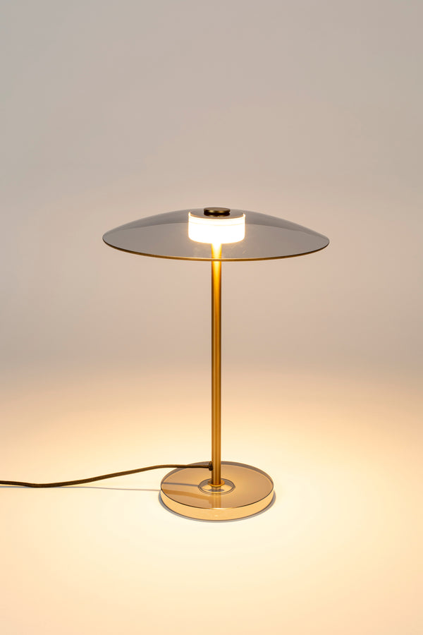 Float tafellamp glas