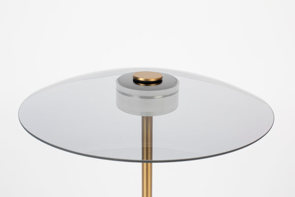 Float tafellamp glas