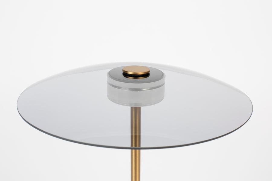 Float tafellamp glas