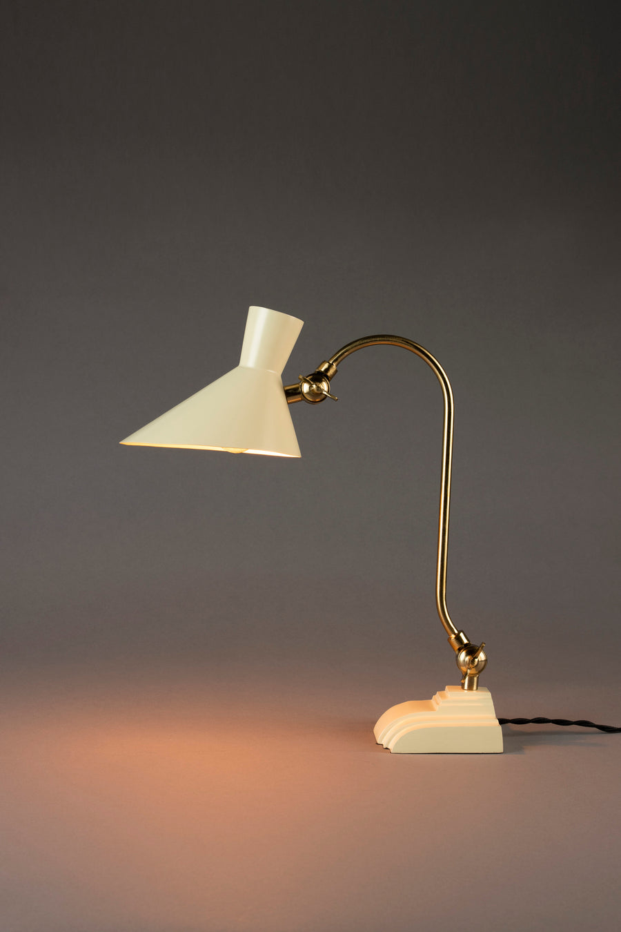 Gaia tafellamp/ bureaulamp ivoor