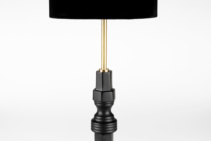 Totem tafellamp zwart