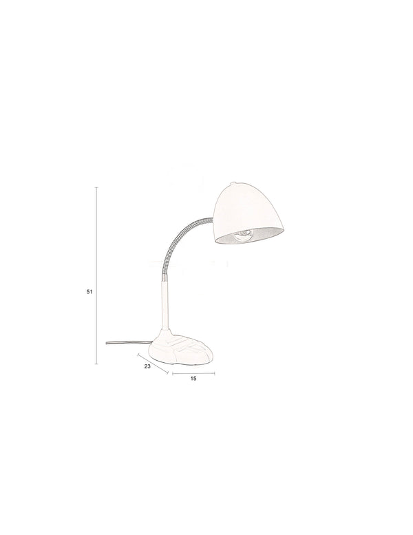 Janna tafellamp/ bureaulamp (set of 4)