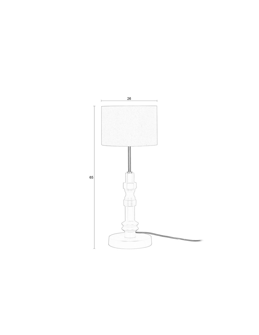 Totem tafellamp smooth terra