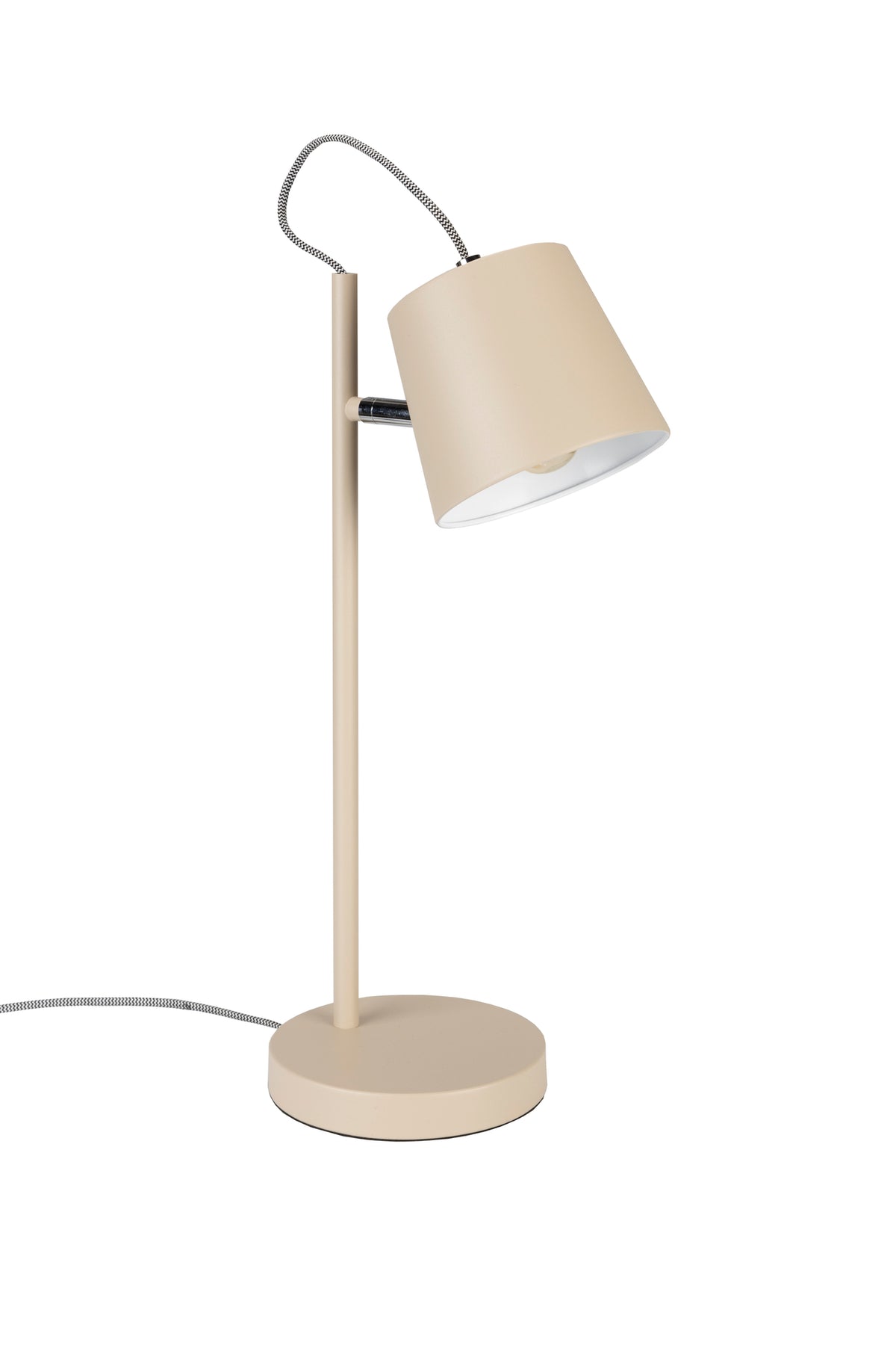 Buckle head tafellamp beige