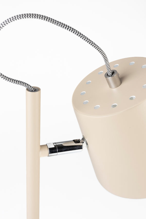 Buckle head tafellamp beige