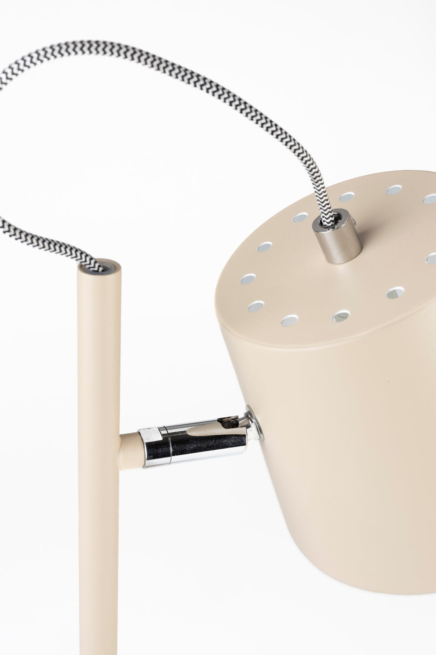 Buckle head tafellamp beige