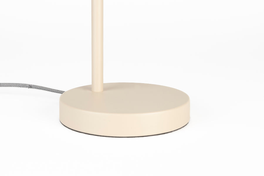 Buckle head tafellamp beige