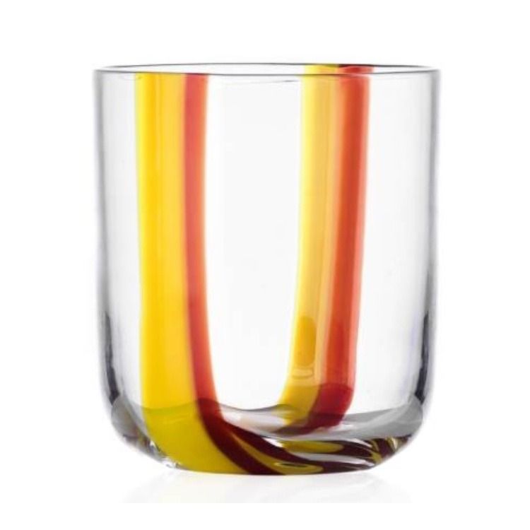 "tumbler yellow-bordeaux ""U"""