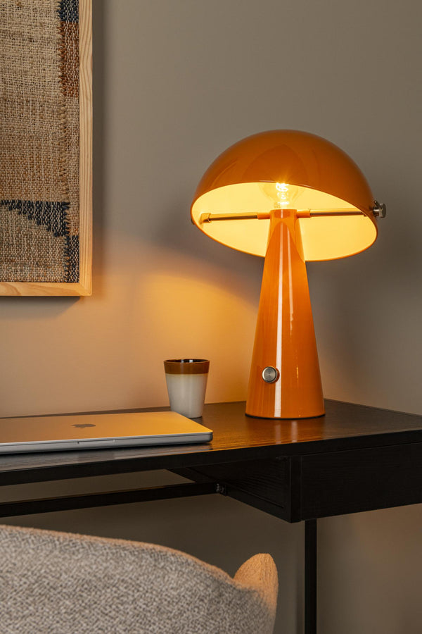 Lucide BARONE tafellamp Ø 38 cm, E27, oranje