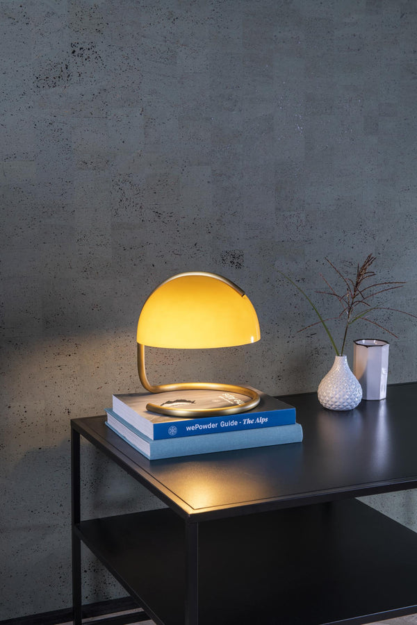 Lucide CATO tafellamp Ø 23,5 cm, E27, oranje