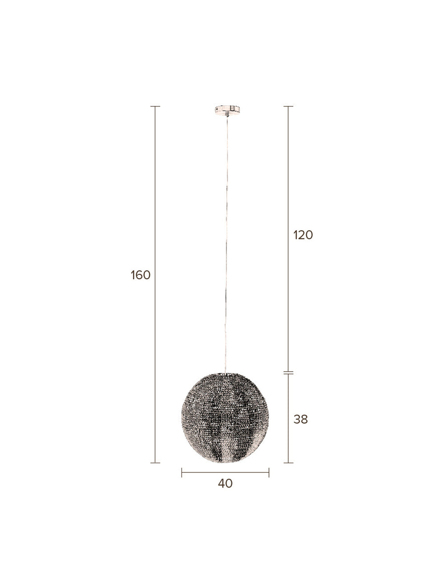 Hanglamp Cooper Rond '40