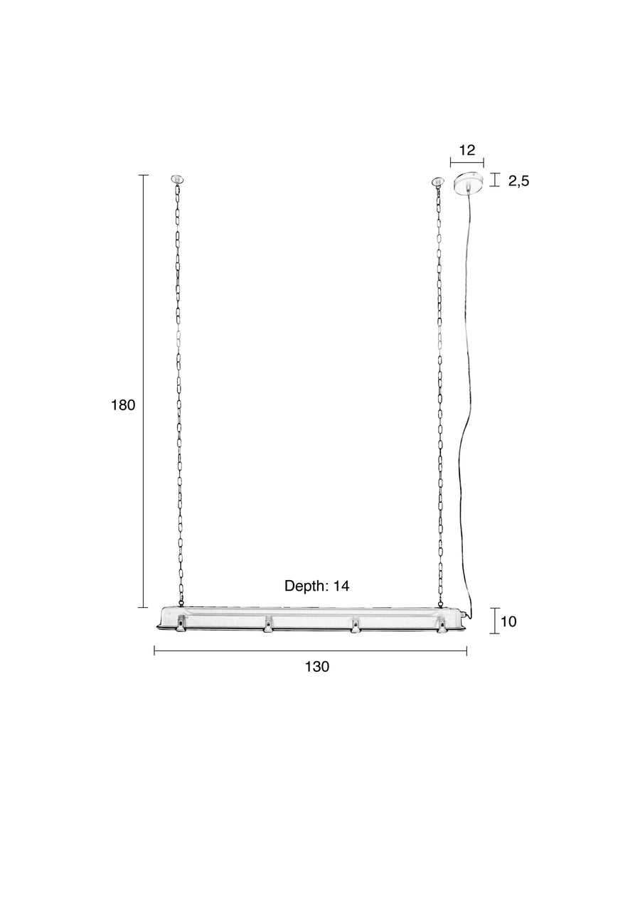 Hanglamp G.T.A. Xl Zwart