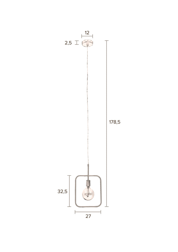 Hanglamp Cubo (set van 4)