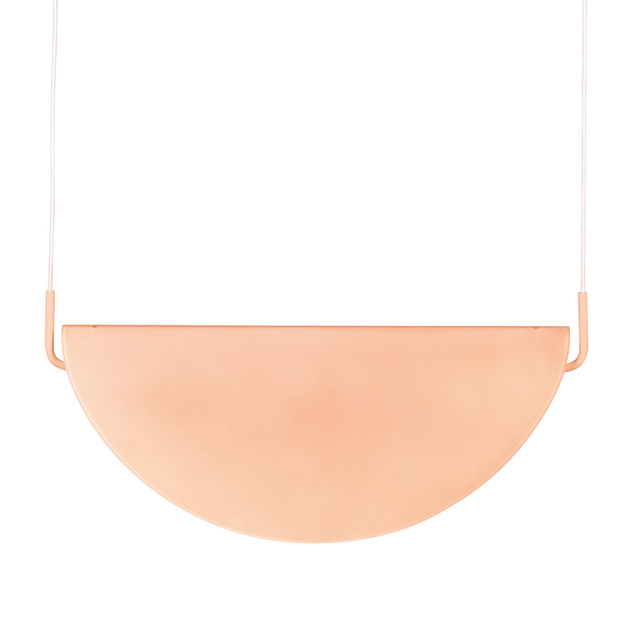 Rani hanglamp roze glas