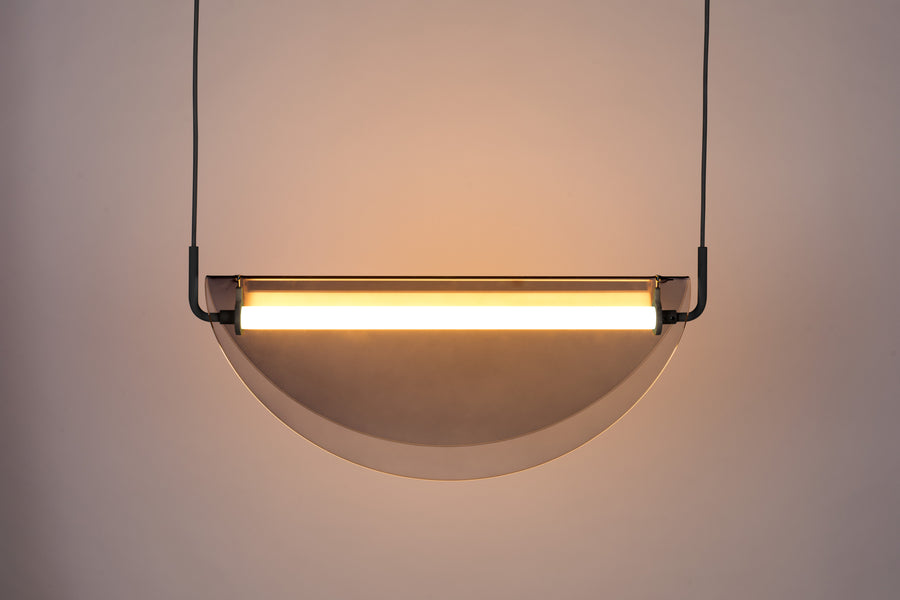 Rani hanglamp getint glas