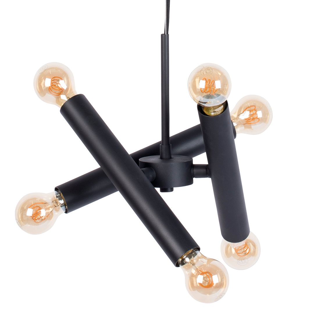 Hanglamp Hawk Zwart Triple