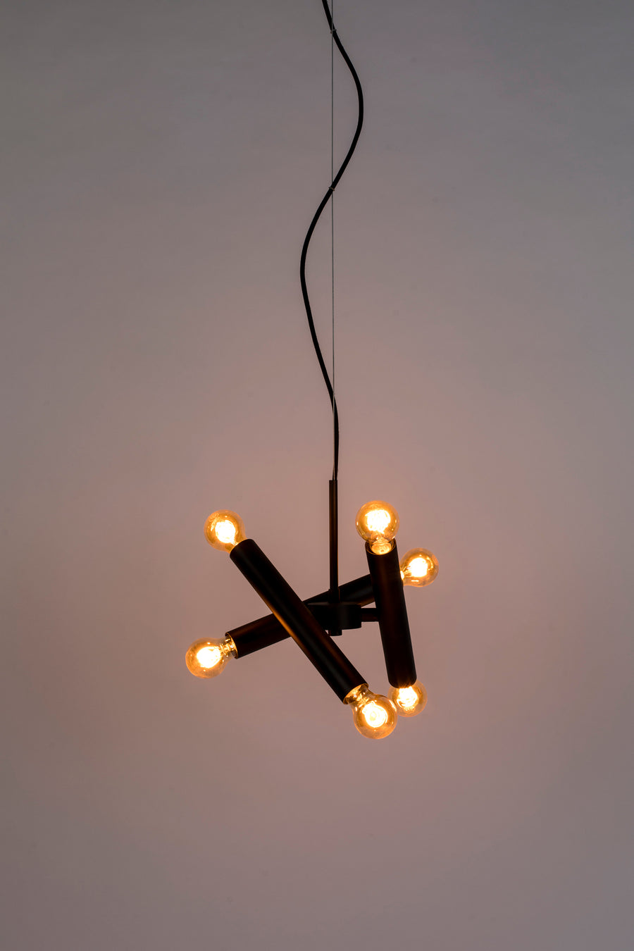 Hanglamp Hawk Zwart Triple
