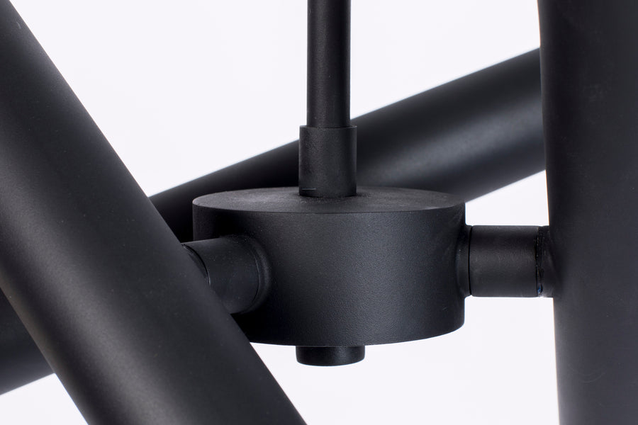 Hanglamp Hawk Zwart Triple