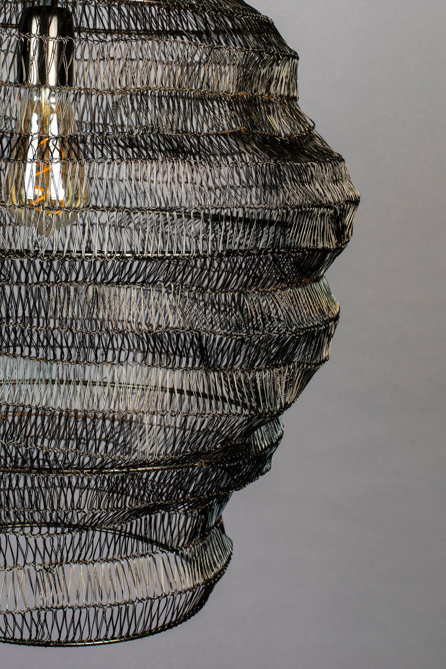 Hanglamp Luca L Zwart