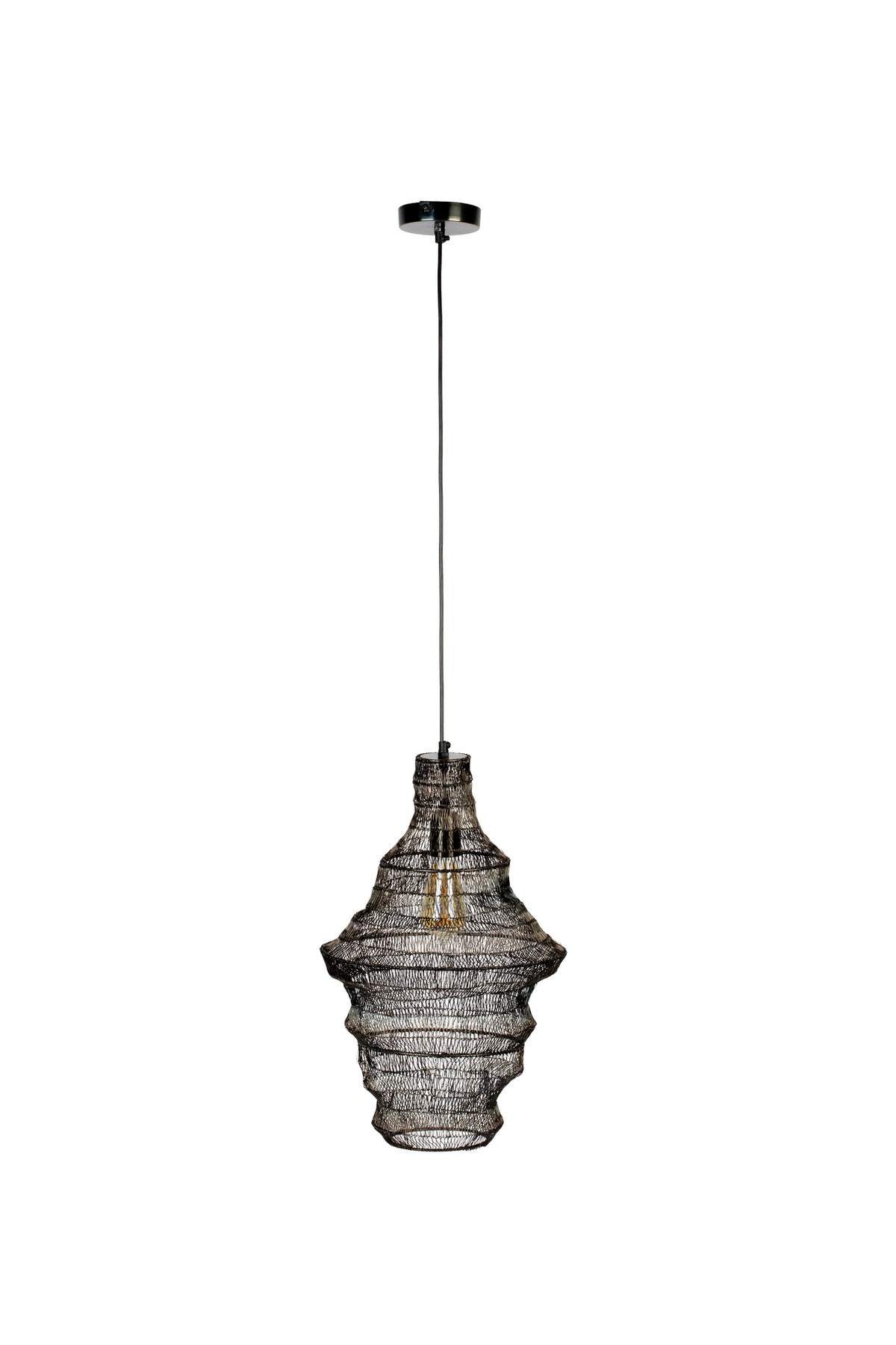 Hanglamp Luca M Zwart