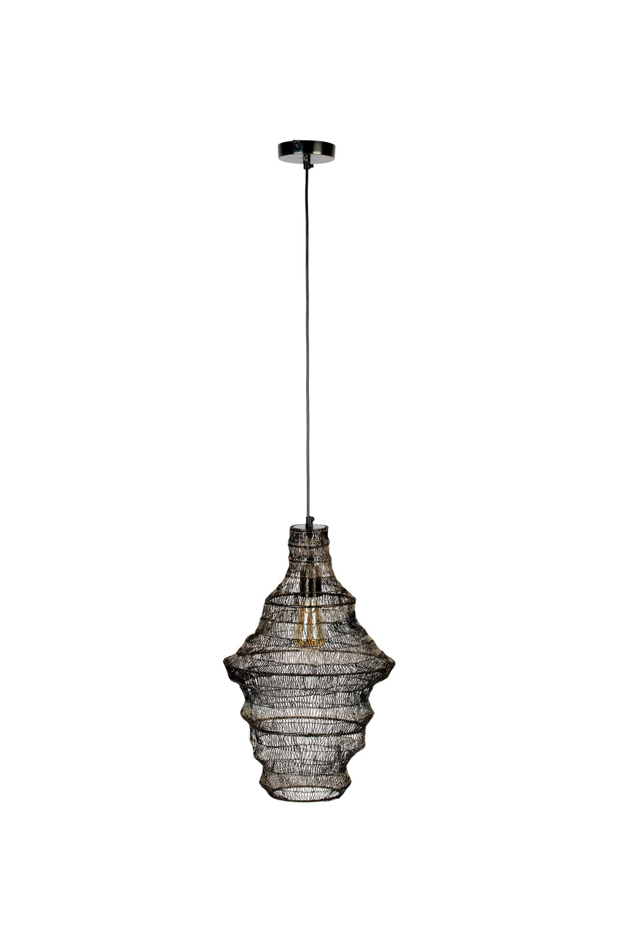 Hanglamp Luca M Zwart