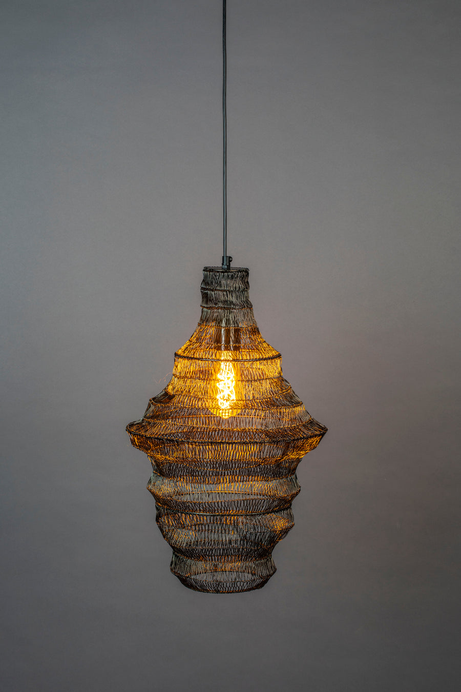 Hanglamp Luca M Zwart