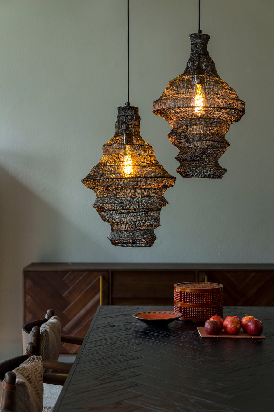 Hanglamp Luca M Zwart