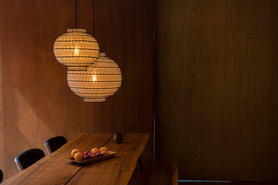 Hanglamp Ming Rond 35