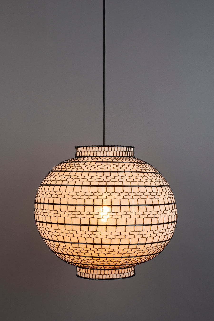 Ming hanglamp rond 45 cm