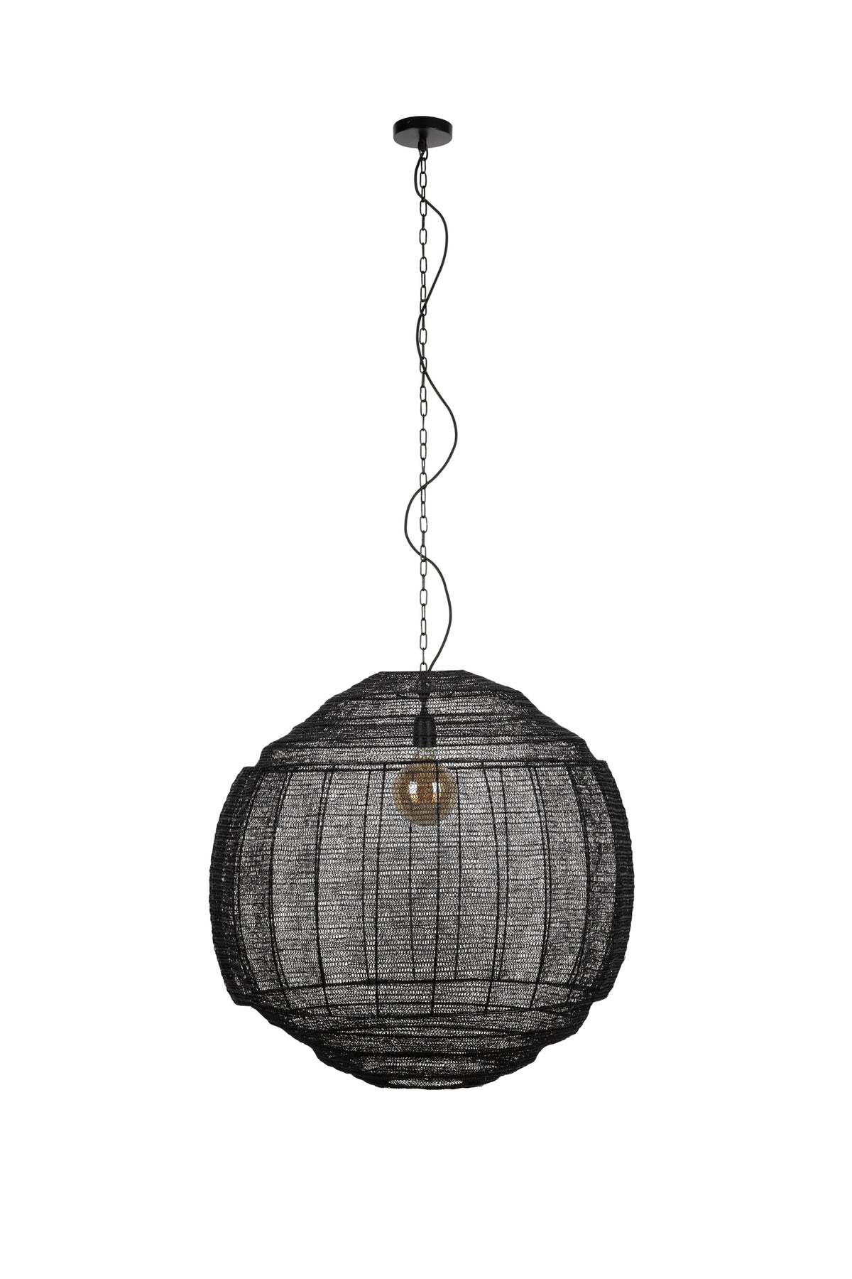 Meezan hanglamp zwart xl