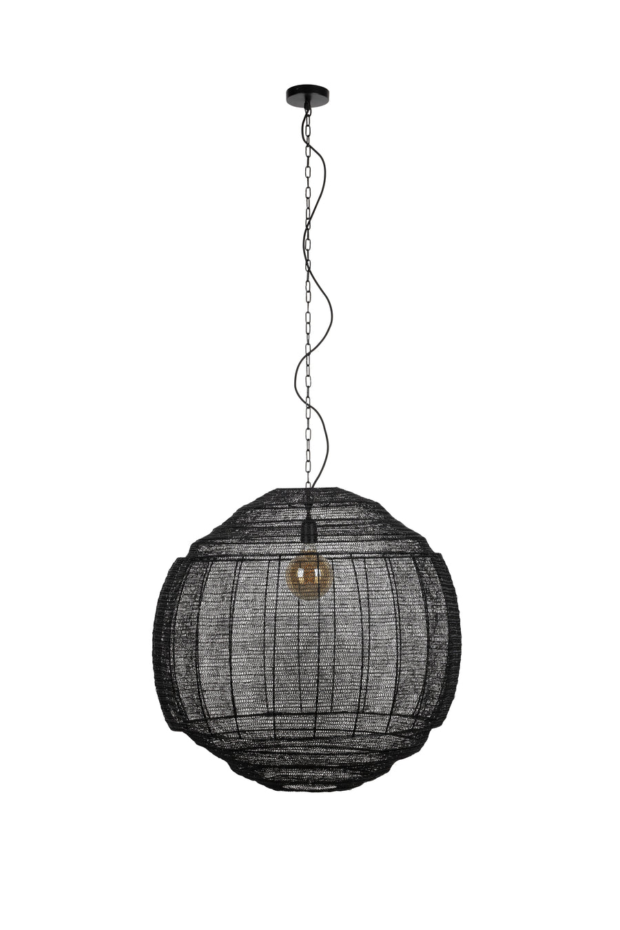Meezan hanglamp zwart xl