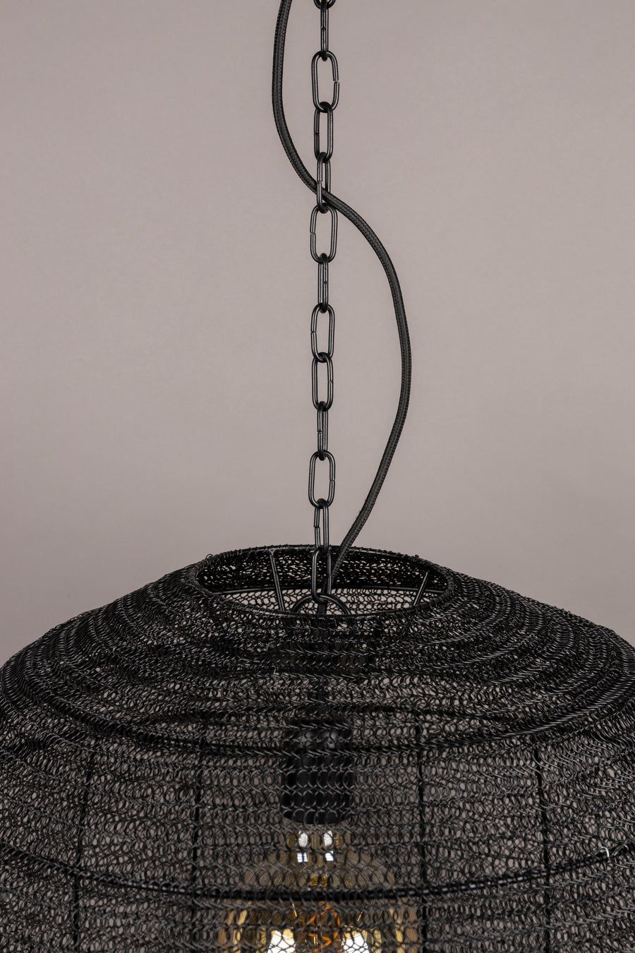 Meezan hanglamp zwart xl