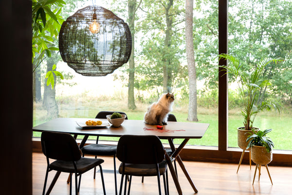 Meezan hanglamp zwart xl