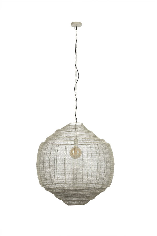Meezan hanglamp grijs xl