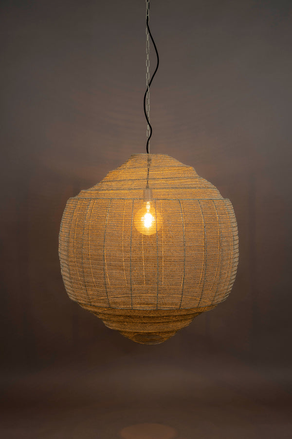 Meezan hanglamp grijs xl