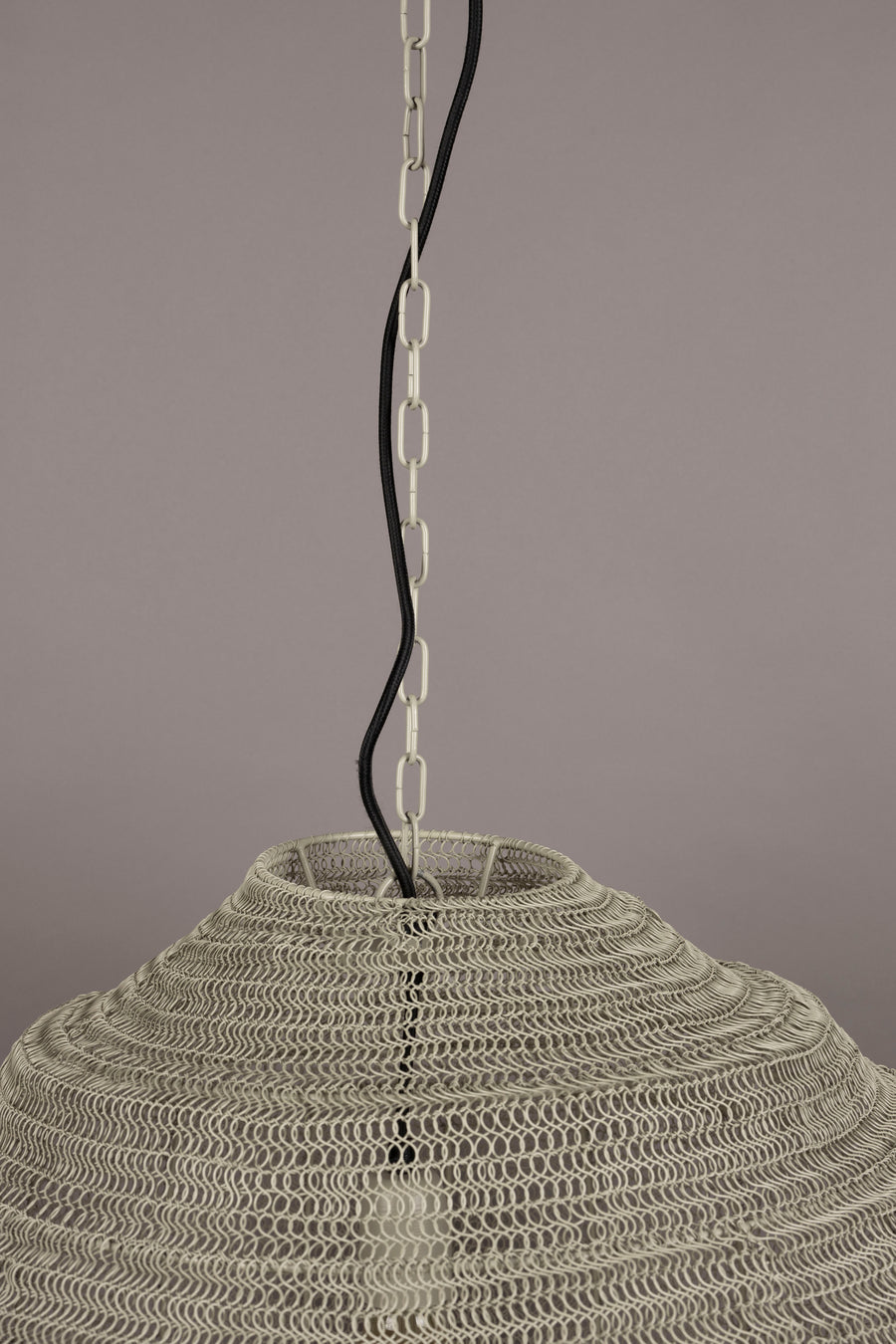 Meezan hanglamp grijs xl