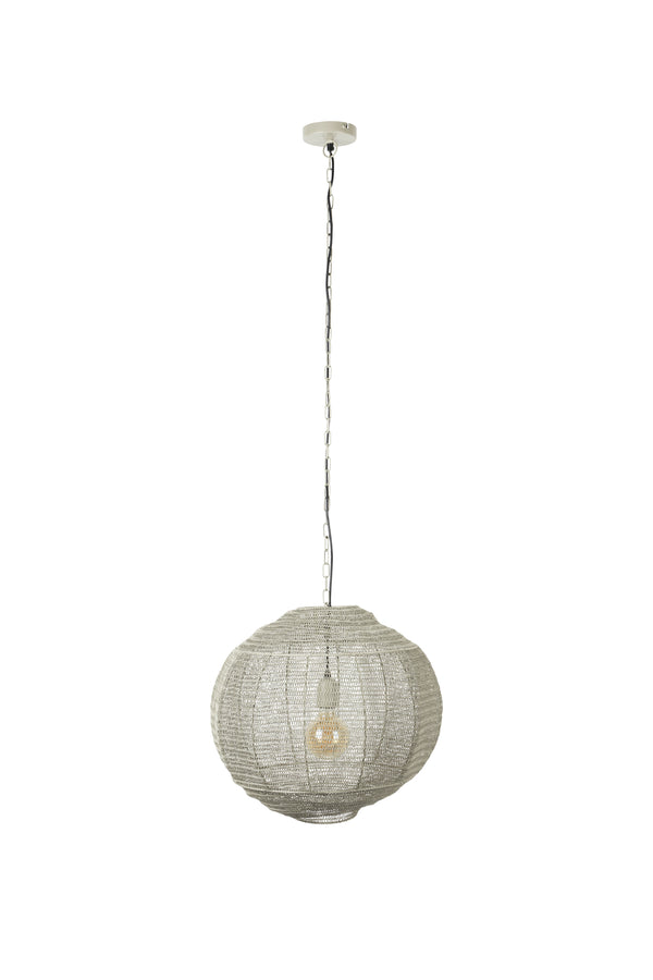 Meezan hanglamp grijs m